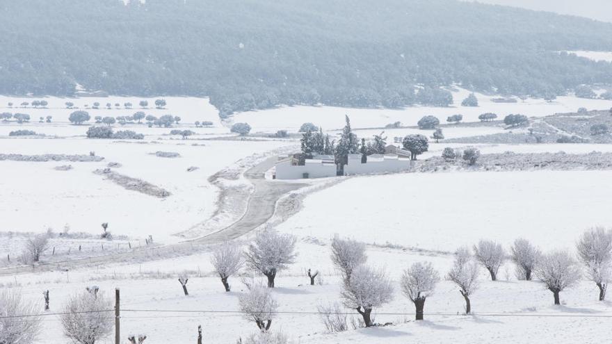 Nieve en el Noroeste el año pasado.