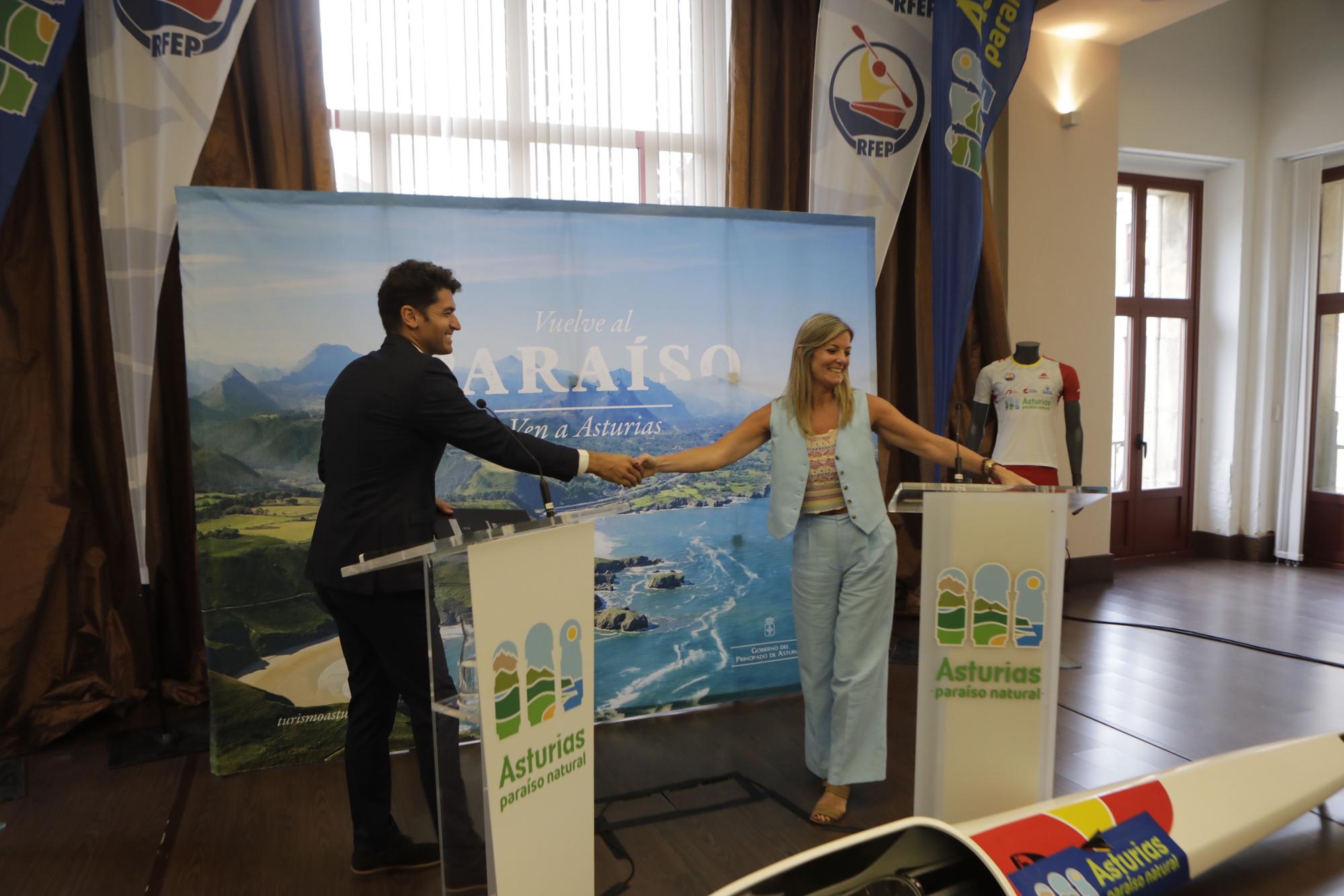 EN IMÁGENES: La Federación Española de Piragüismo lucirá el logo de "Asturias Paraíso Natural"