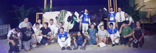 Una vaca de una granja de Xermade se impone en el campeonato Feiradeza