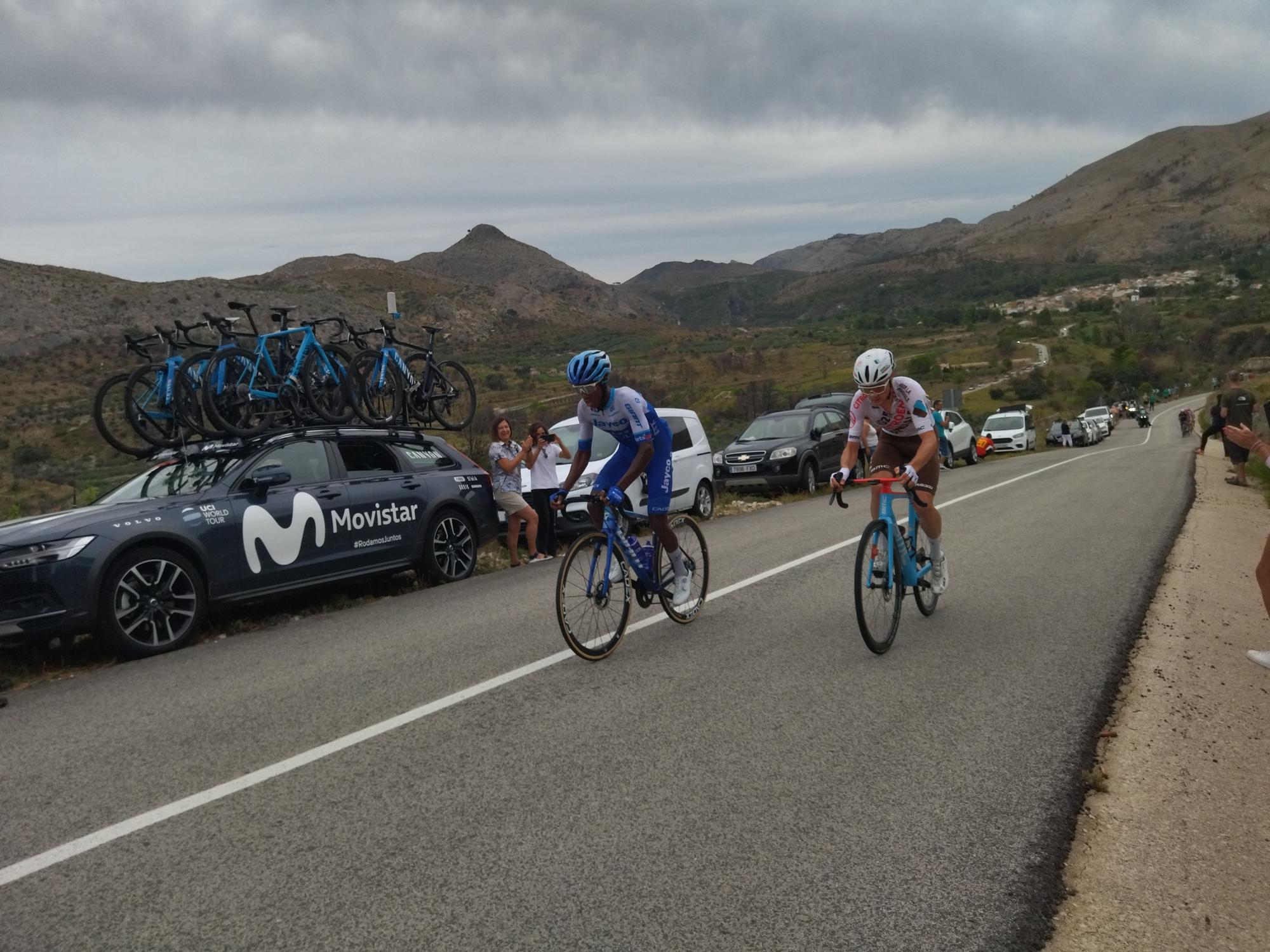 Las imágenes de la Vuelta a España en Dénia y las montañas de la Marina Alta