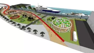 La primera fase del parque urbano del Puerto de Las Palmas será una realidad en verano