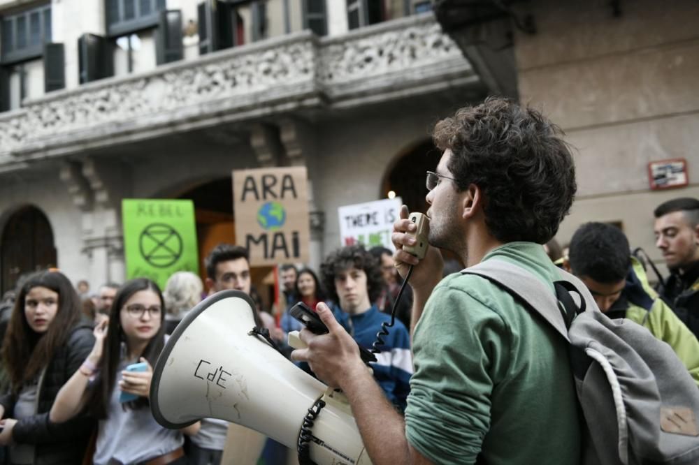 Manifestació contra el canvi climàtic a Girona