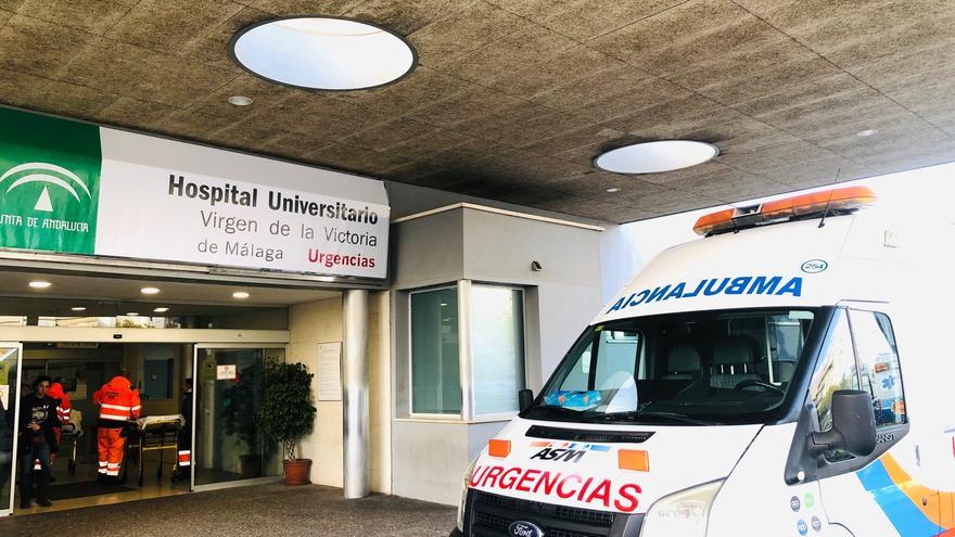 Puerta de Urgencias del Hospital Clínico Virgen de la Victoria