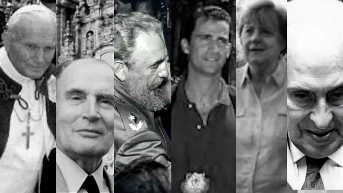 De Fidel Castro a Angela Merkel, personalidades que han visitado Santiago a lo largo de los años