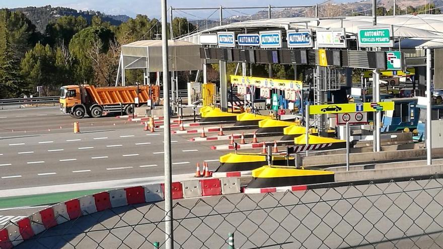 Peatge de l&#039;autopista a Sant Vicenç/Castellbell