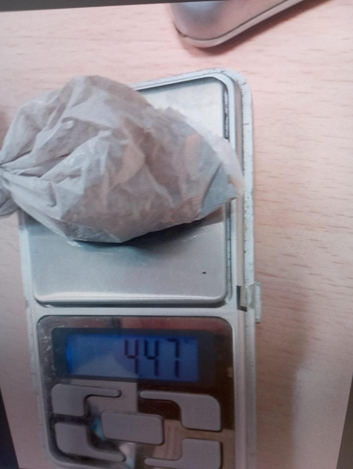 La droga incautada.