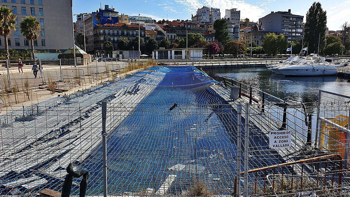 La zona del siniestro aún no ha sido arreglada cuando ya han pasado más de dos años.   | // M.G.BREA