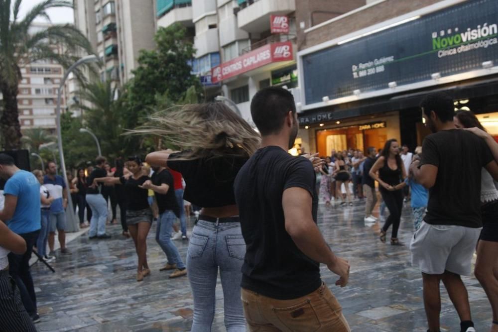 Taller de salsa en la Feria de Murcia