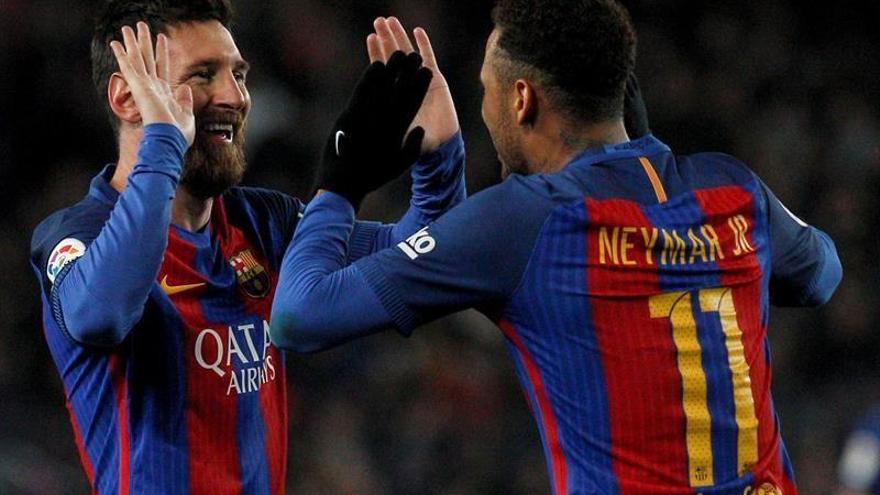 La enésima genialidad de Messi mete al Barça en cuartos (3-1)