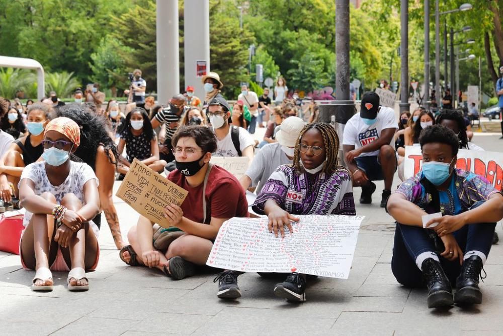 Protesta contra el racismo en Murcia