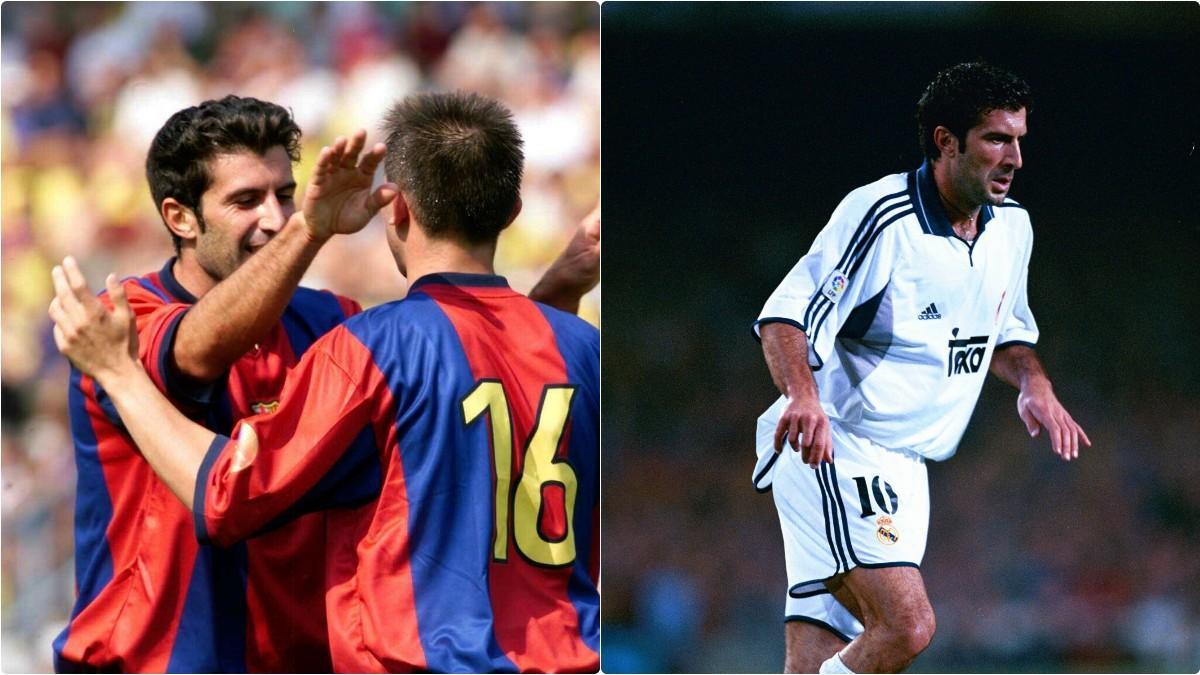 Figo era el gran ídolo del barcelonismo pero decidió irse al Real Madrid