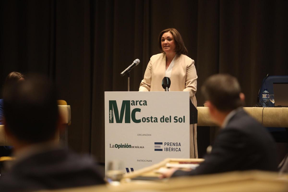 La alcaldesa de Torremolinos, Margarita del Cid, inauguró el encuentro Marca Málaga