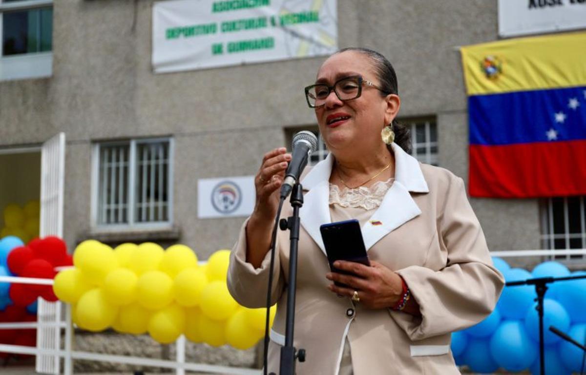 La nueva presidenta, Leovelys Cambas.