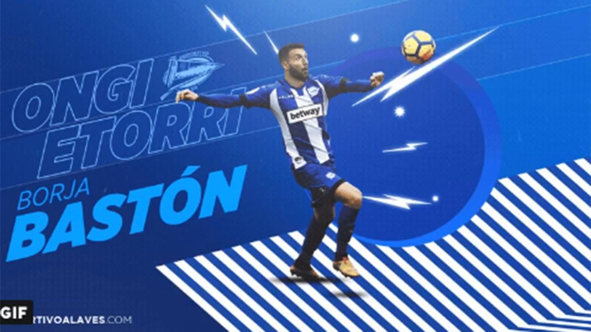 El Deportivo Alavés hace oficial la llegada de Borja Bastón