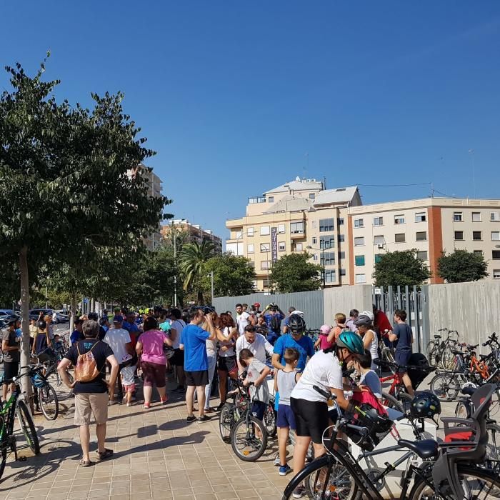 Marcha en bici desde los tres municipios.