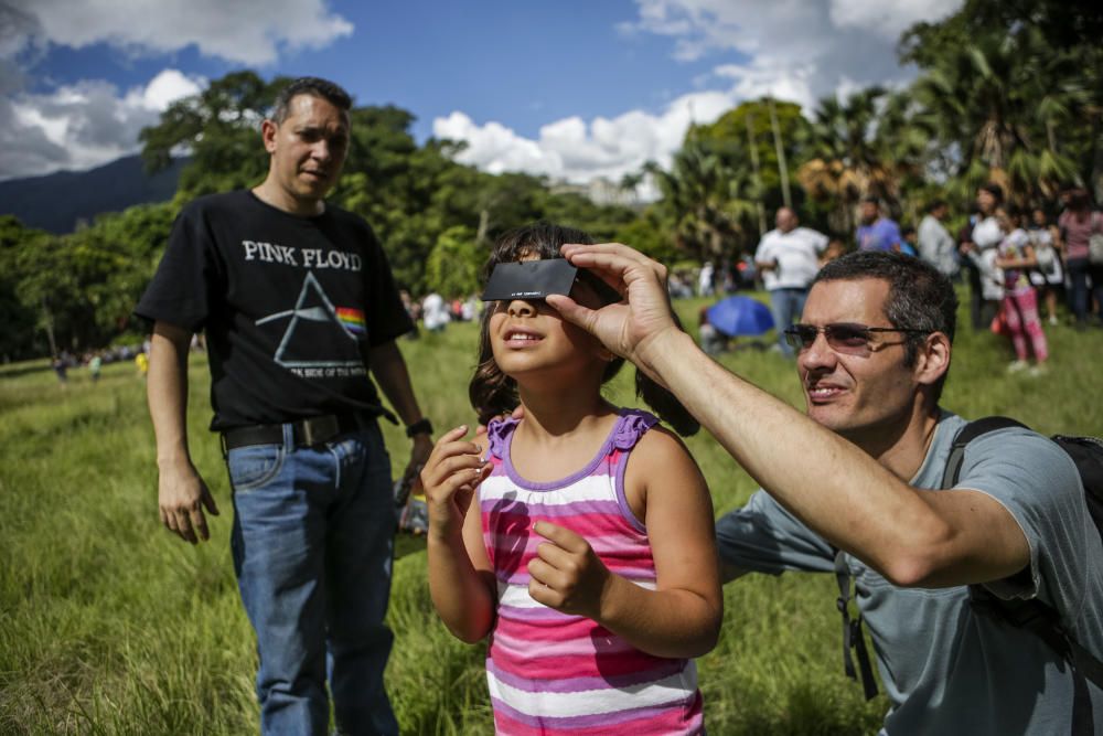 Eclipse solar desde Caracas