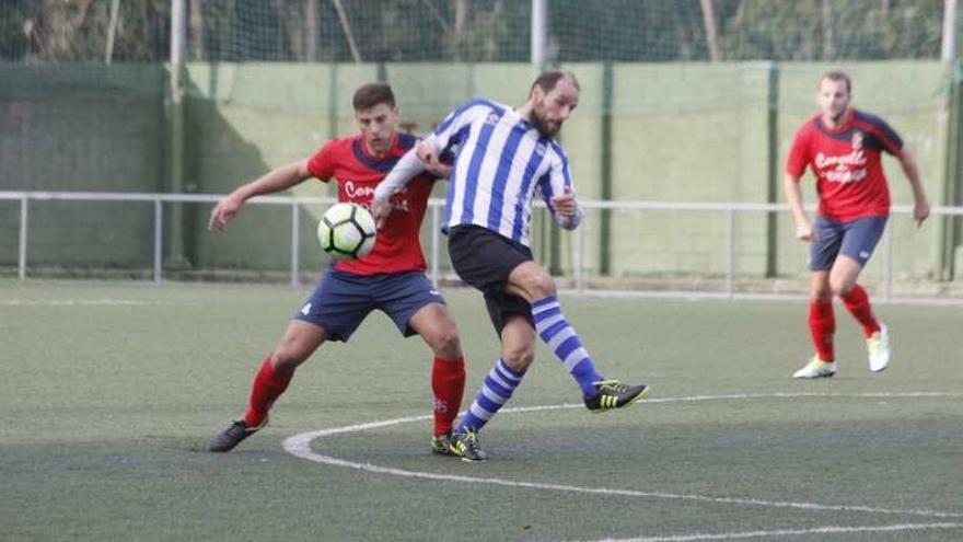 Una acción de un partido anterior del Bahía. // Santos Álvarez