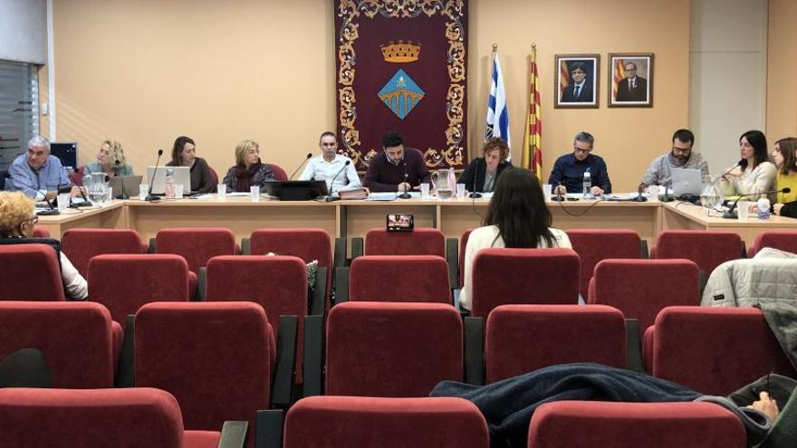 Un moment del ple municipal de l&#039;Ajuntament de Sallent de dimecres