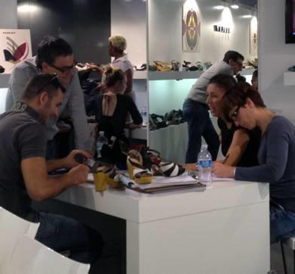 La feria de Milán de calzado.