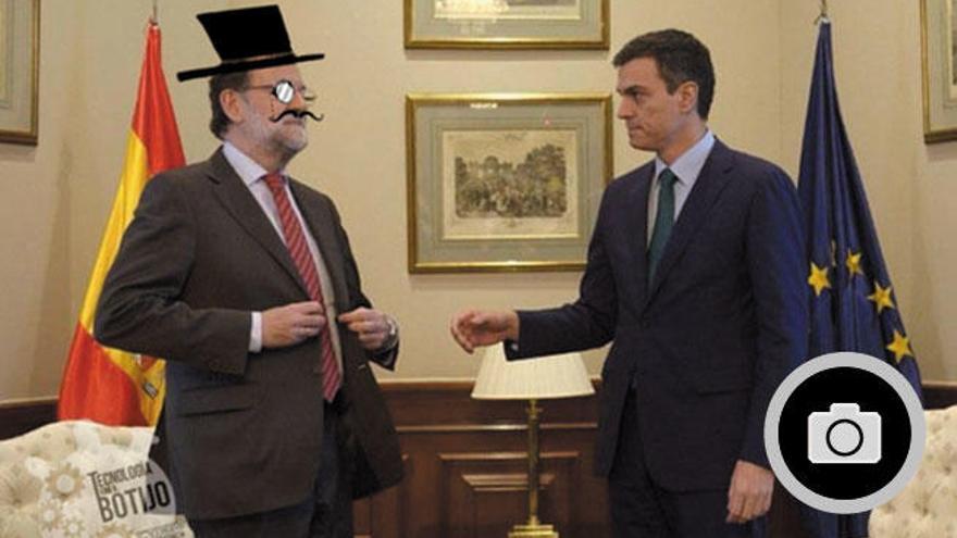 Los memes de la reunión entre Rajoy y Sánchez.