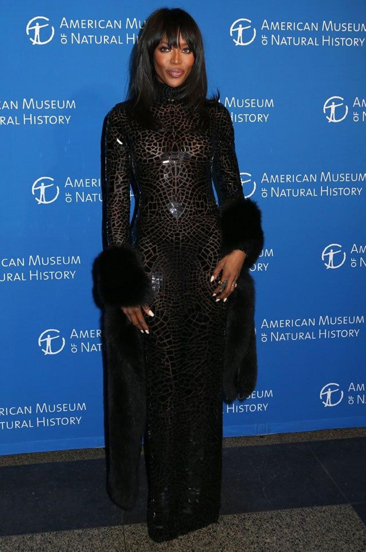 Naomi Campbell, en la Gala del Museo de Historia Natural de Nueva York
