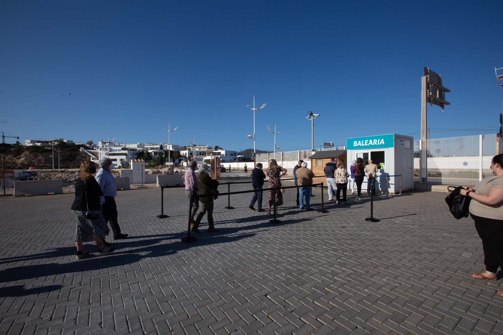 Inauguración del nuevo barco de Baleària, Eleonor Roosevelt.