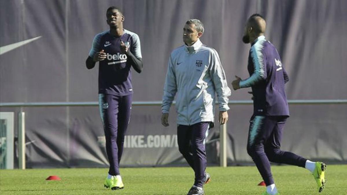 Valverde justificó la ausencia de Dembélé