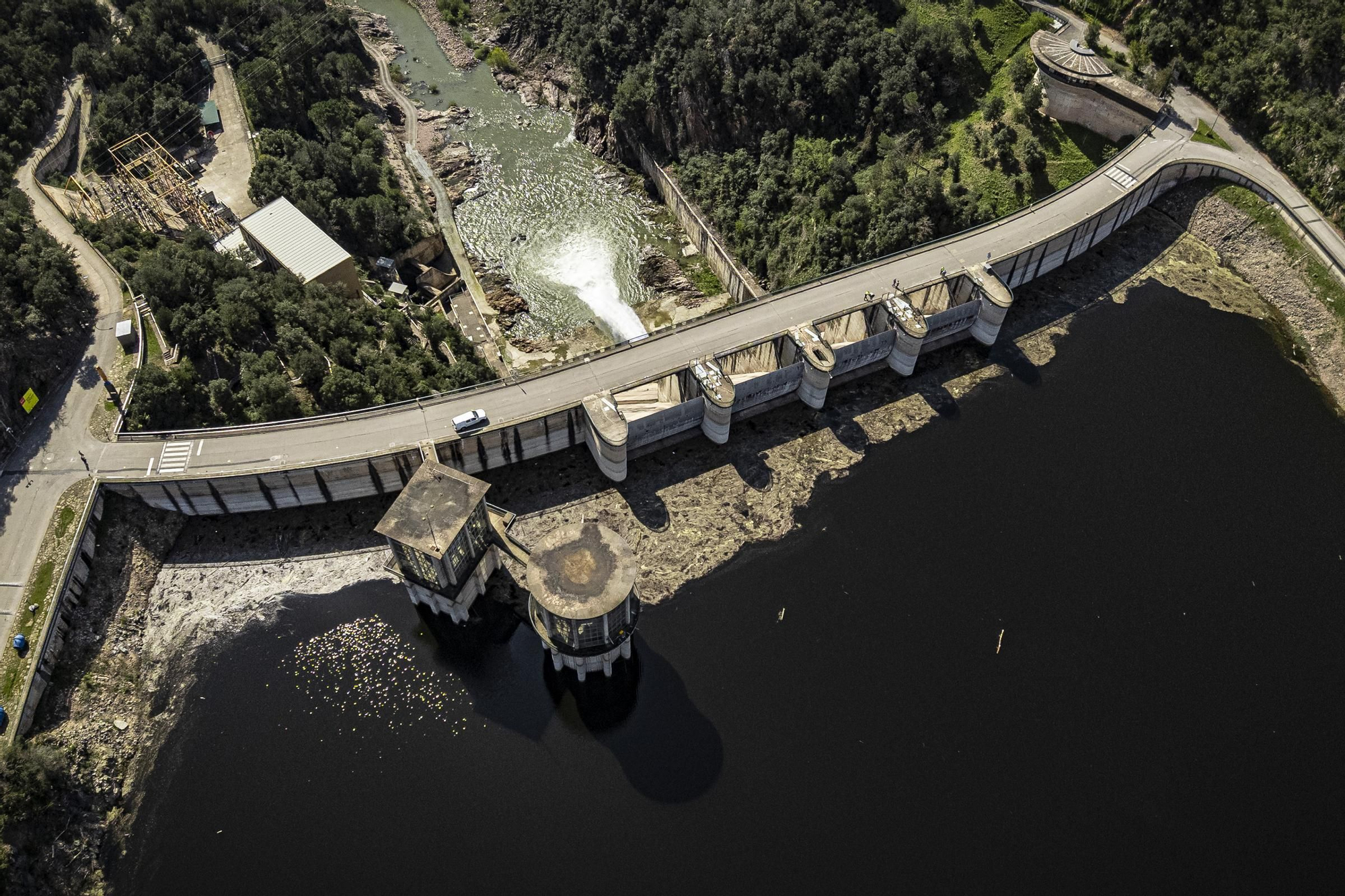 El canvi radical de Sau a vista de dron