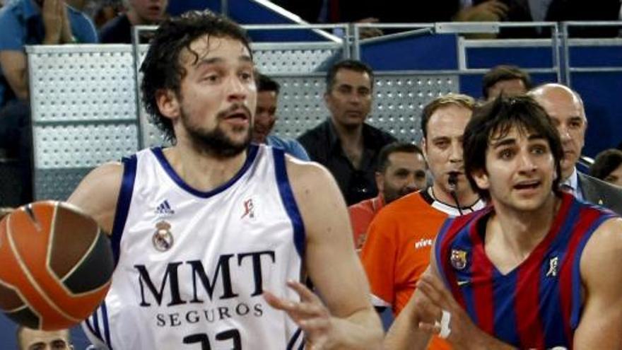 Llull y Ricky, en un anterior partido.