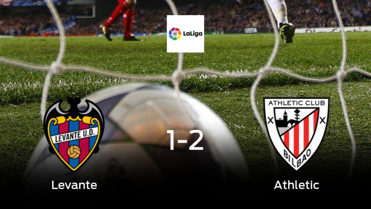 El Athletic vence al Levante en el Ciutat de Valencia (1-2)