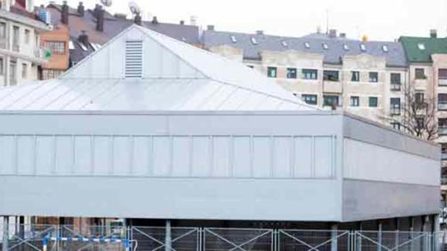 Patio cubierto del Colegio Público de Infantil y Primaria de La Ería.