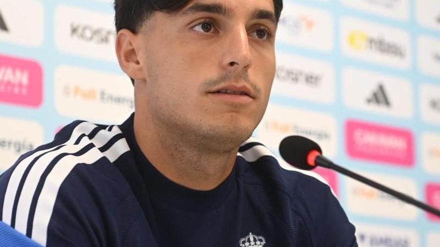 Joaquín Delgado, tras su salida del Oviedo: “Quería llegar al Zaragoza traspasado, no cedido”