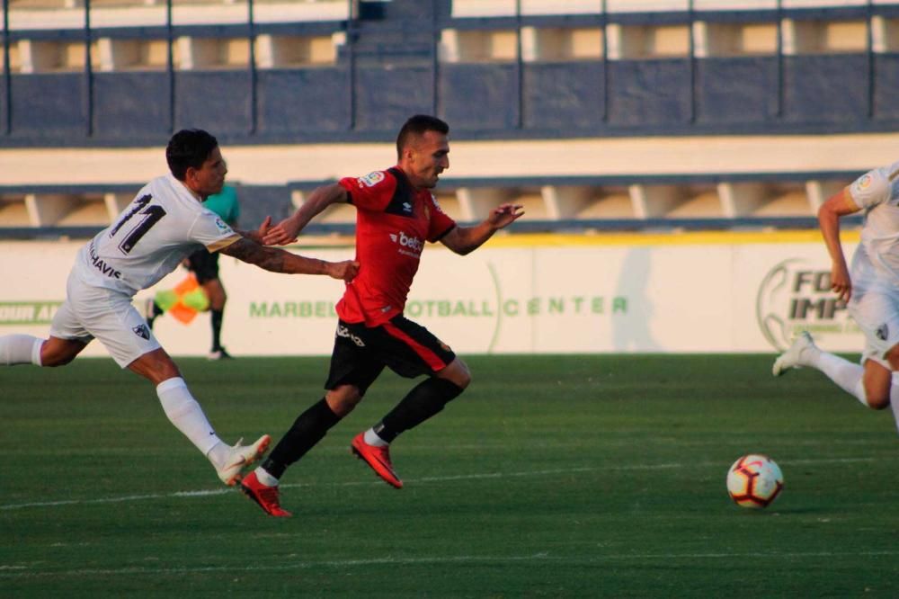 El Mallorca muestra su candidatura ante el Málaga