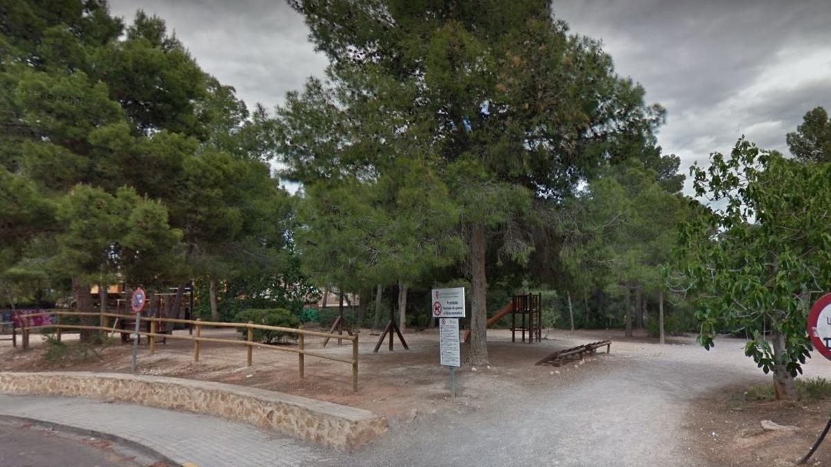 Canya del Conill, lugar donde fue encontrada la menor