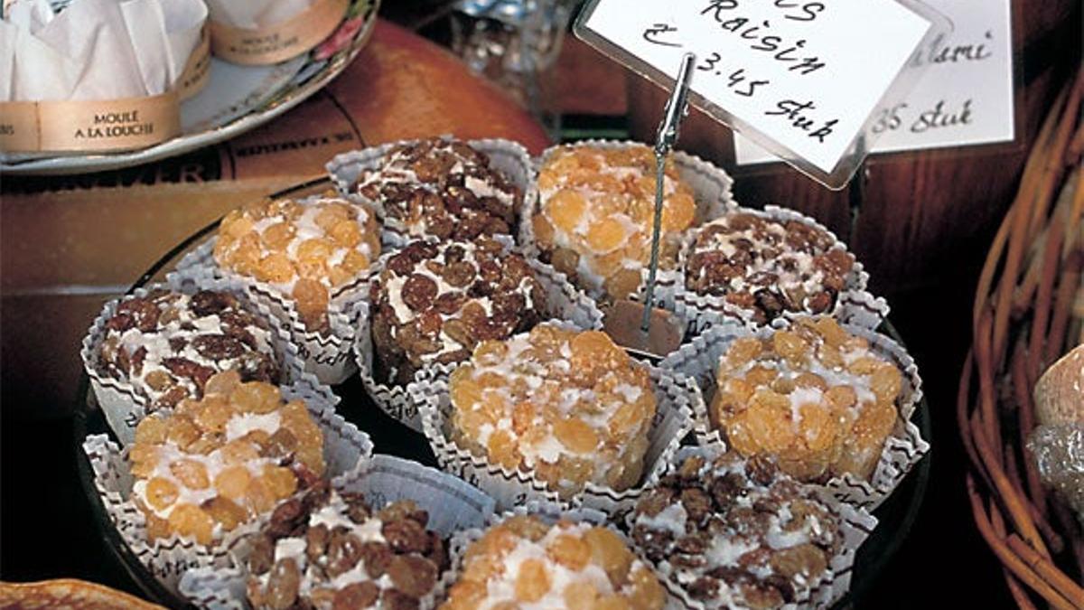 Dulces típicos de una chocolatería.