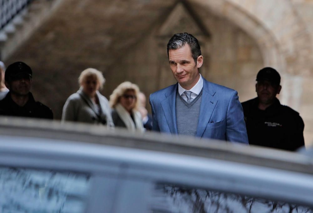 Iñaki Urdangarin, en la Audiencia de Palma