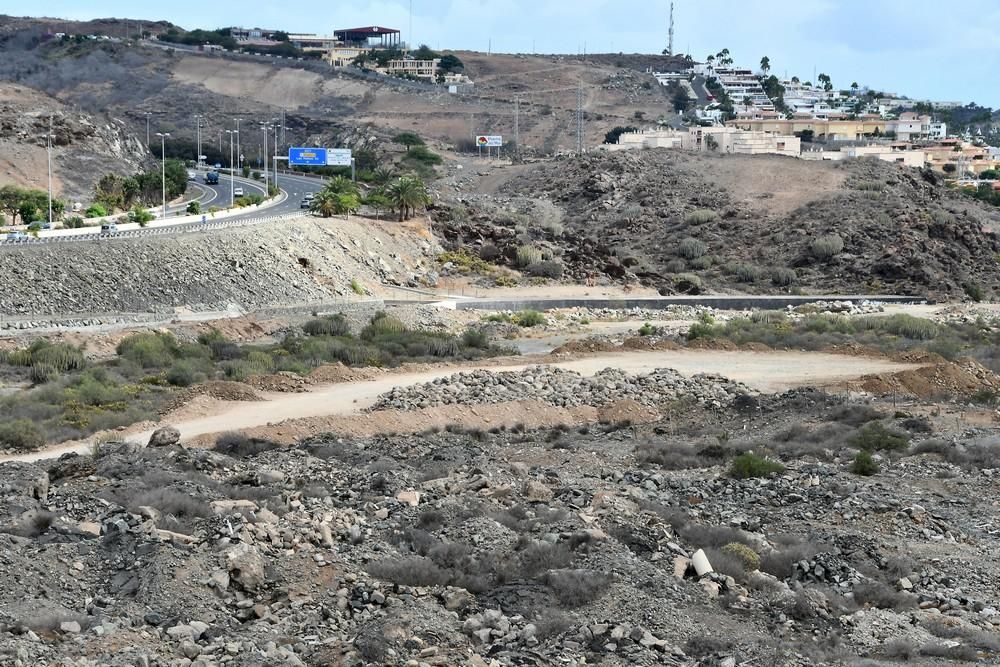 Barranco del Veril, en el que está proyectado construir el 'Siam Park'