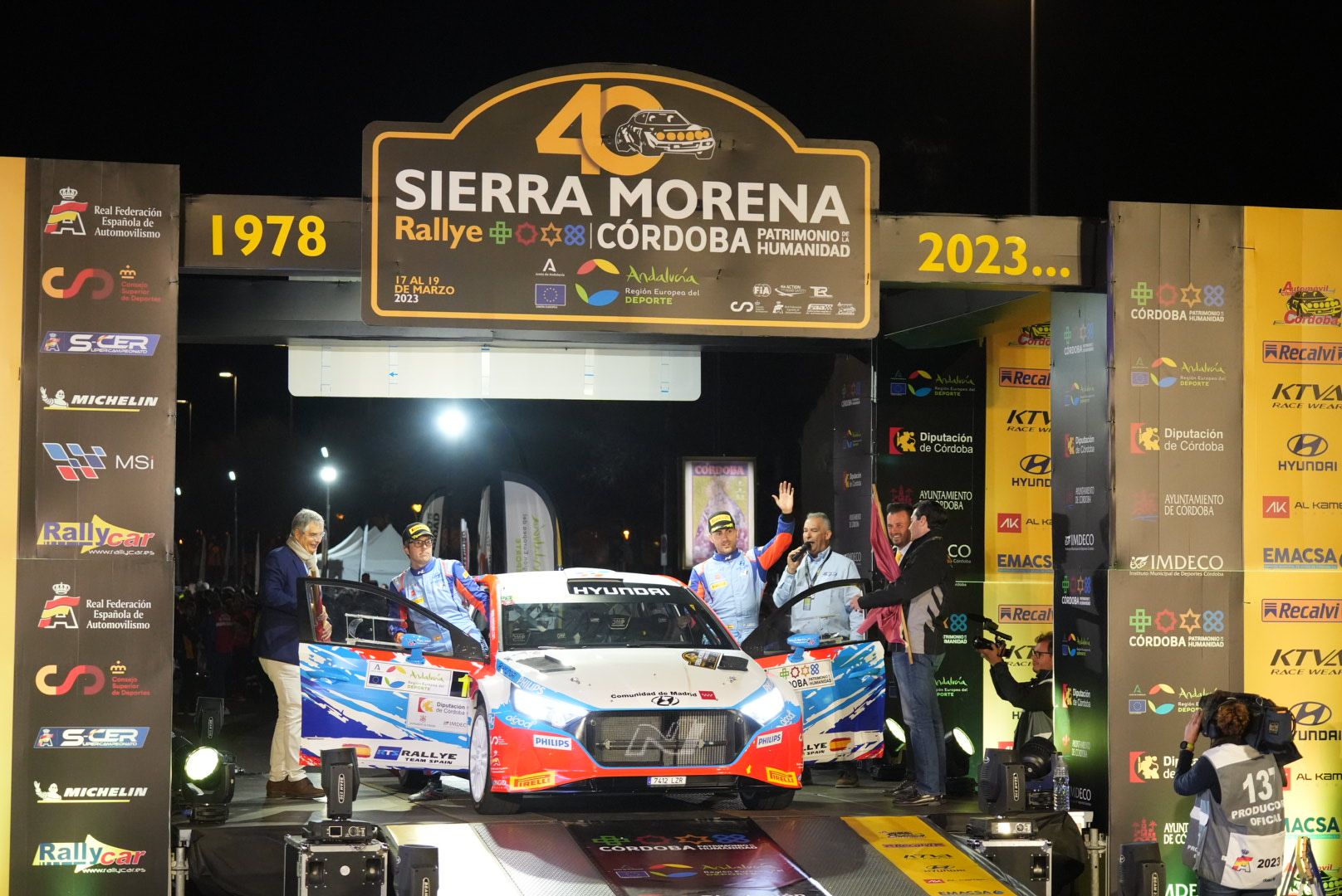 Salida oficial del Rallye Sierra Morena