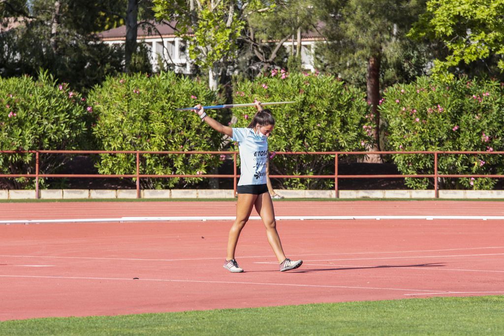 Campeonato regional de atletismo. Primera jornada