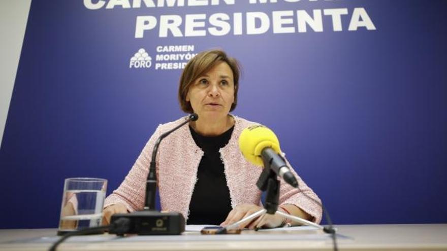 Carmen Moriyón renuncia a su acta de diputada tras el fracaso de Foro en las elecciones: "Seguiré siendo presidenta del partido"
