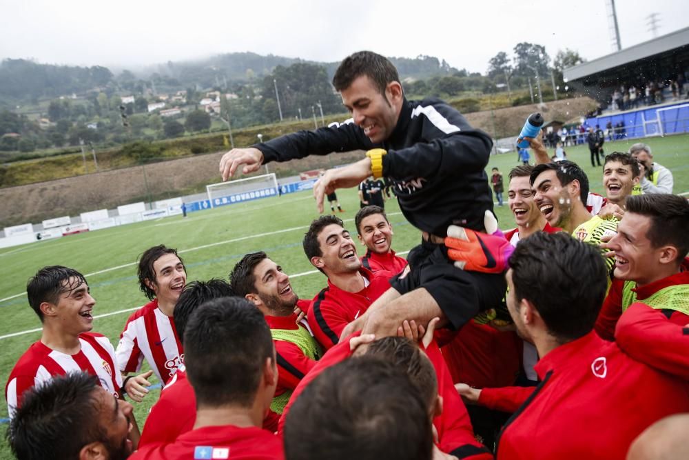 Final de la Copa Federación entre el Real Avilés y el Sporting B