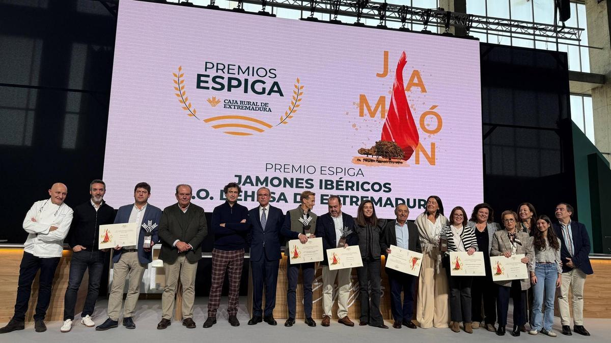 Galardonados en la edición de 2025 durante la celebración de la II Feria Espiga