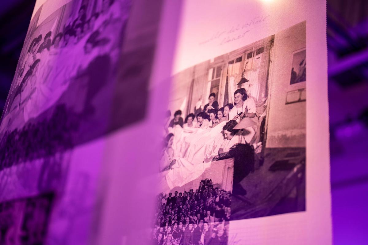 Barcelona. 18/03/2026 Cultura. Cobertura de la exposición 'Las manos que cosen' del Museo Cristóbal Balenciaga, organizada en el marco del Moritz Feed Dog, festival con el que colaboramos. Reportaje gráfico de la muestra y sus contenidos. FOTO de ZOWY VOETEN