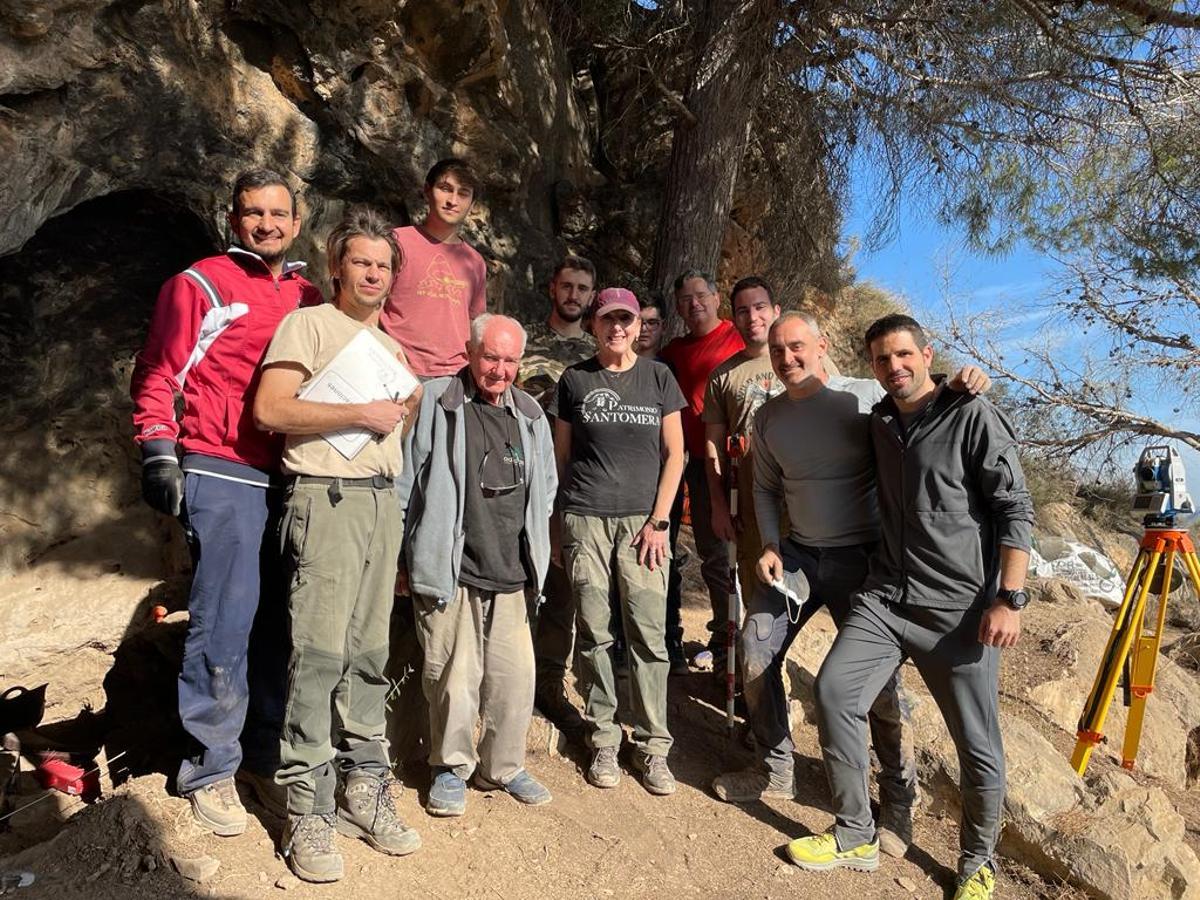 El equipo de excavación de