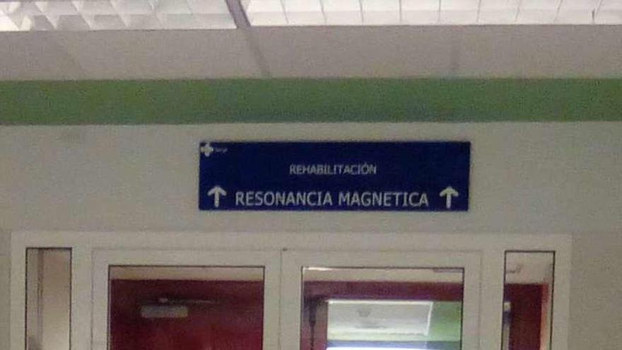 Acceso a la resonancia magnética en el Virgen de la Concha.