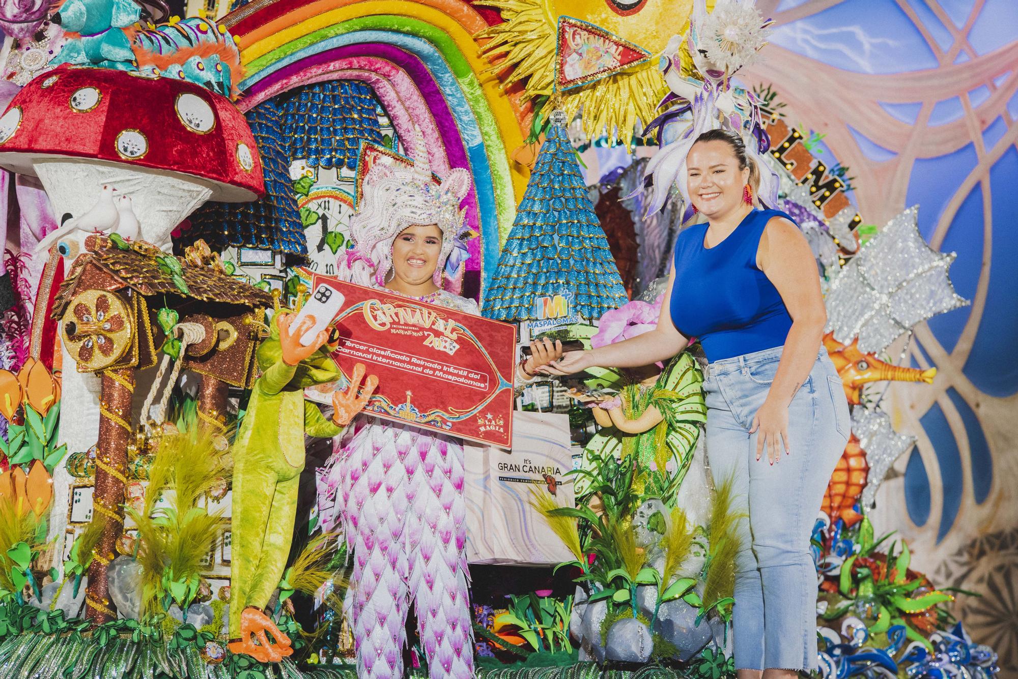 El carnaval internacional de Maspalomas 2022 de La Magia ya tiene Reina Infantil, Dalia Martín Almeida