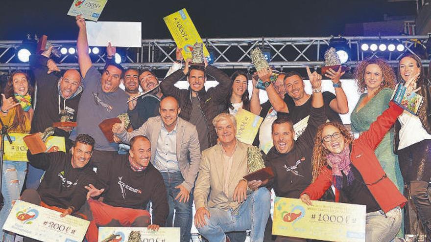 Foto final de los ganadores de la presente edición del certamen herreño.