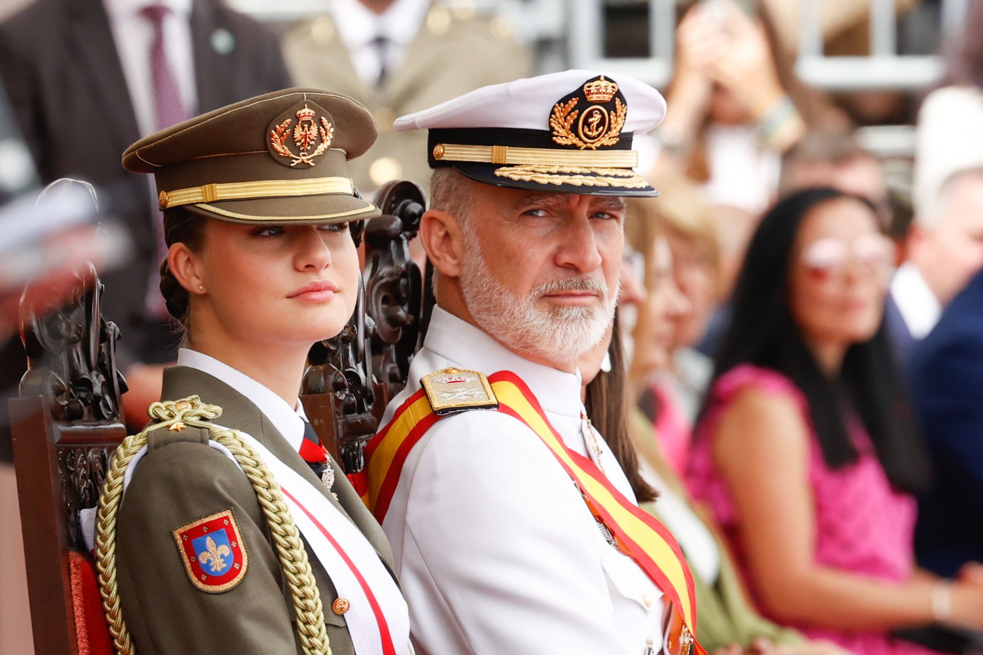 La princesa Leonor visita la Escuela Naval Militar de Marín.