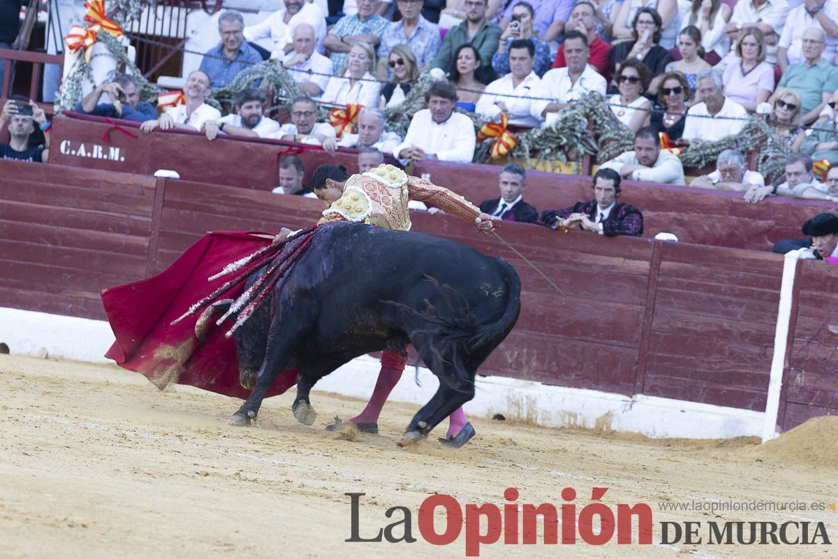Tercer festejo de la Feria Taurina de Murcia (Talavante, Paco Ureña y Roca Rey), en imágenes