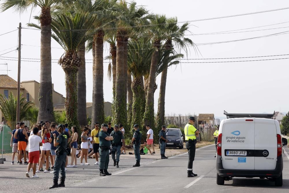 La Guardia Civil precinta el Marenostrum Festival